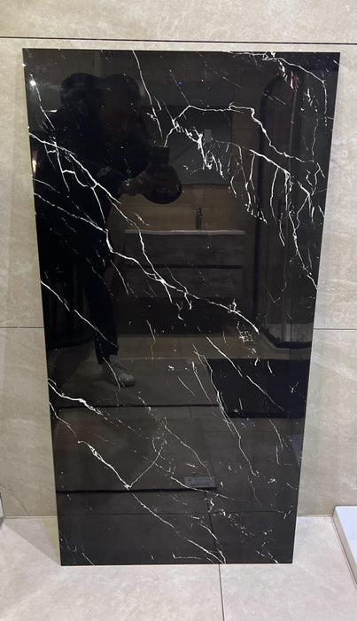CORAL BLACK 60X120 GLANZEND