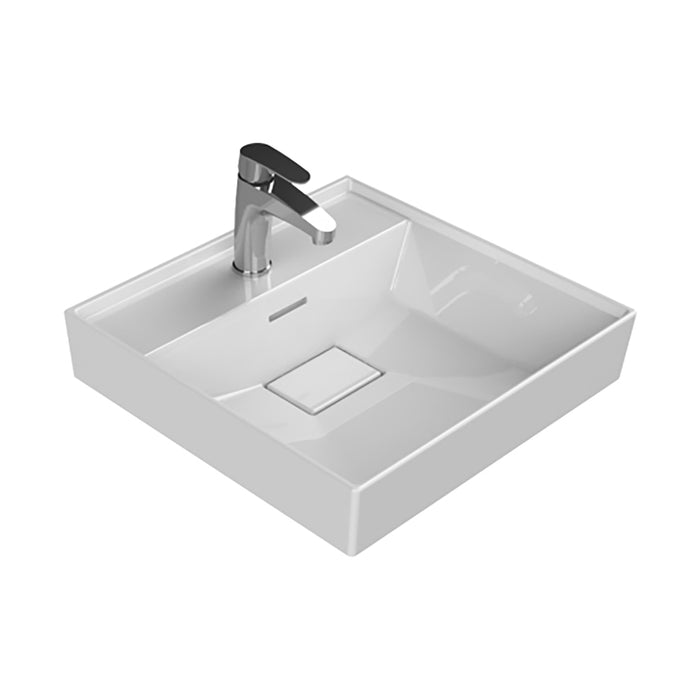 ALONI KERAMISCHE WASTAFEL (60X48X10CM) - WIT
