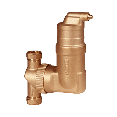 Spirotech Spirovent luchtafscheider Junior draaibaar FF 22 x 22 mm