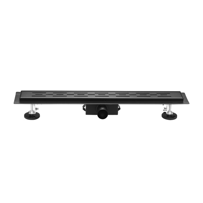 ALONI RVS DOUCHEGOOT COMPLEET (50CM) - ZWART