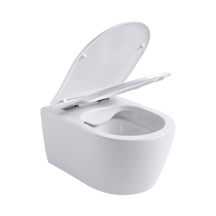 PRO OPHANG WC RIM-OFF + ZITTING - MAT WIT