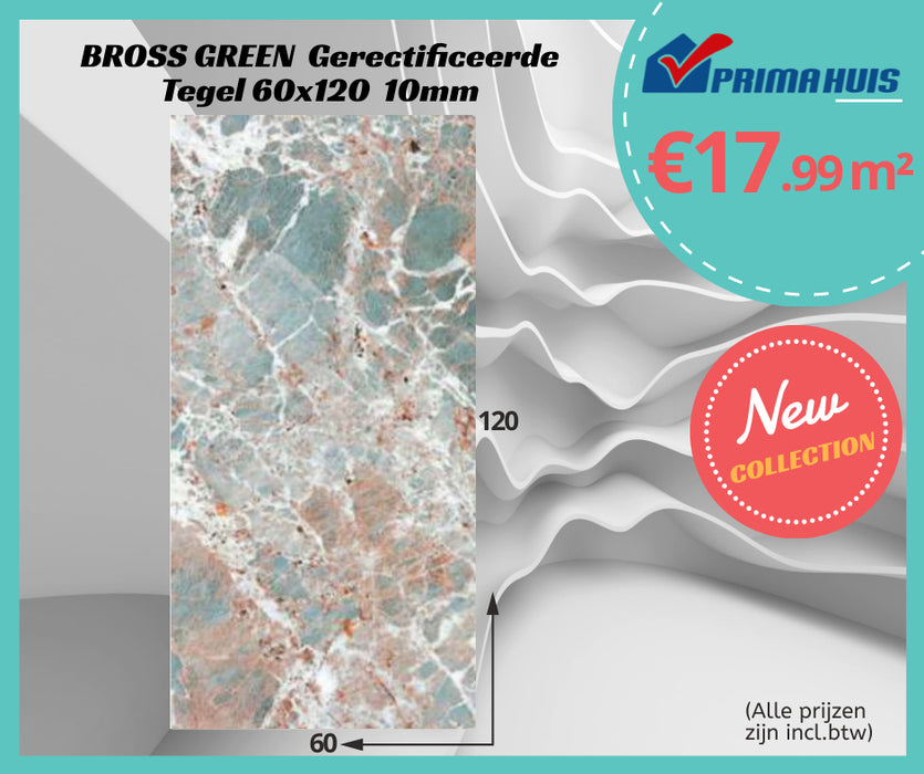 BROSS GREEN 60x120 glans