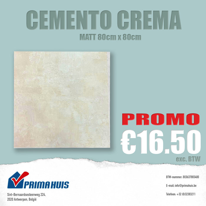 Cemento Crema 80cm x 80cm