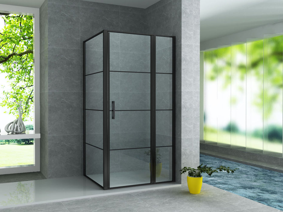 Douche draaideur + zijwant