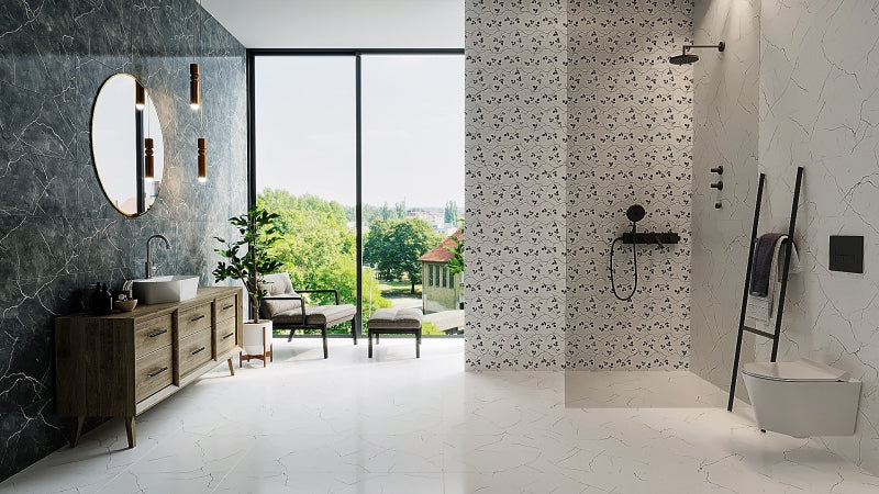 Seramiksan EROS GEOMETRIC WHITE MOTIF 30X60