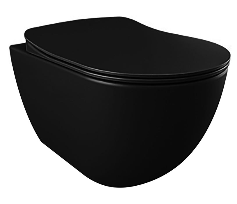 DESIGN OPHANG WC - MAT ZWART
