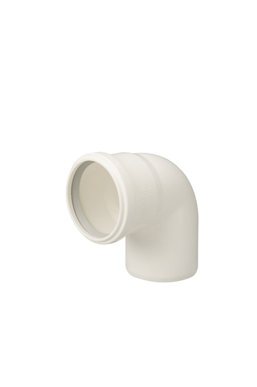 Ubbink Rolux PP rookgasafvoerbocht 90° MF 80 x 80 mm