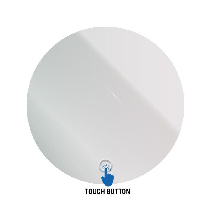 Spiegel Omega (rond) + LEDverlichting - 60 cm