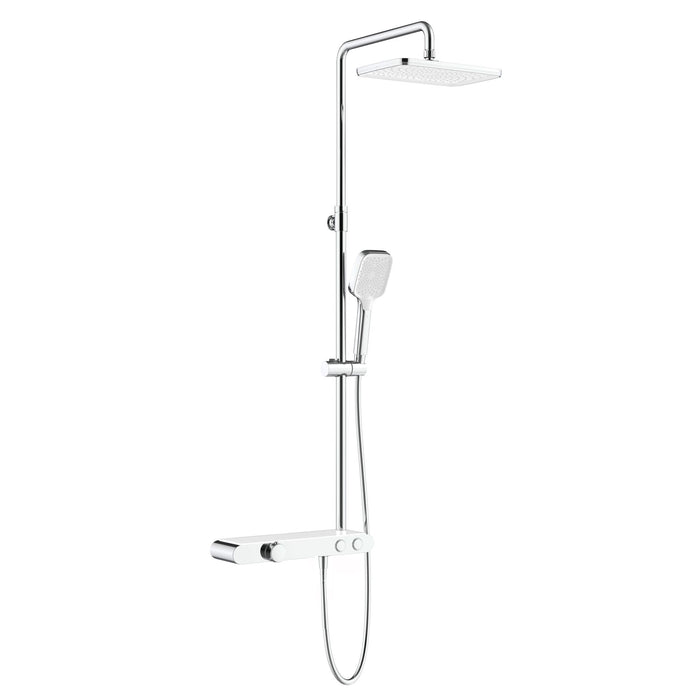 Thermostatische douchekraan met planchet