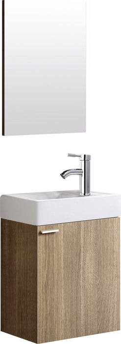 WC-meubel (compleet) - Bruin