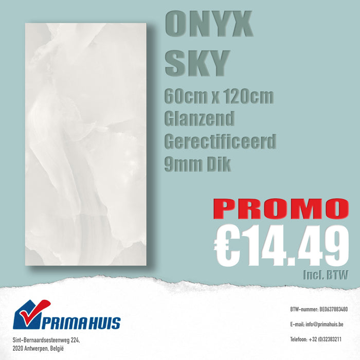 ONYX SKY Tegel 60cm x 120cm