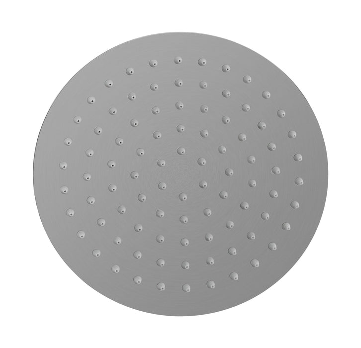 Rainshower - rond - gunmetal grijs