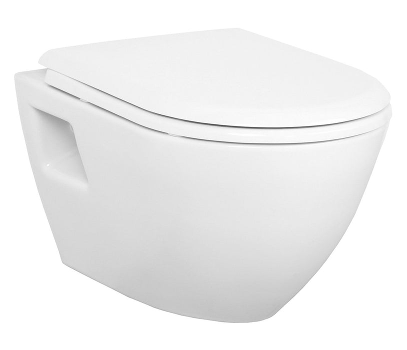 DESIGN OPHANG WC MET RVS SPROEIER (BIDET), WIT