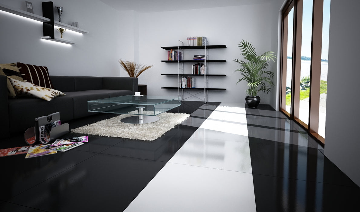 ULTRA BLACK F. LAPPATO RECT 60X60 GLANS
