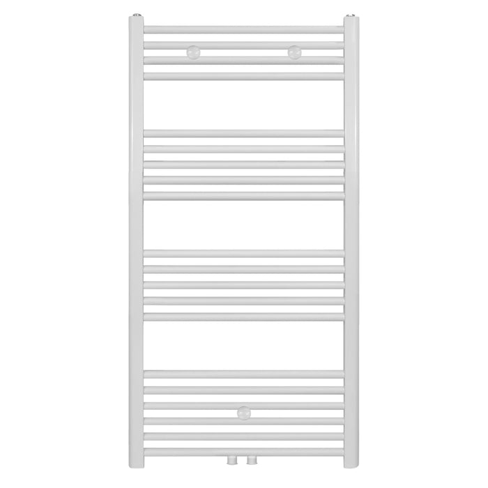 Handdoek radiator midden aansluiting geborsteld