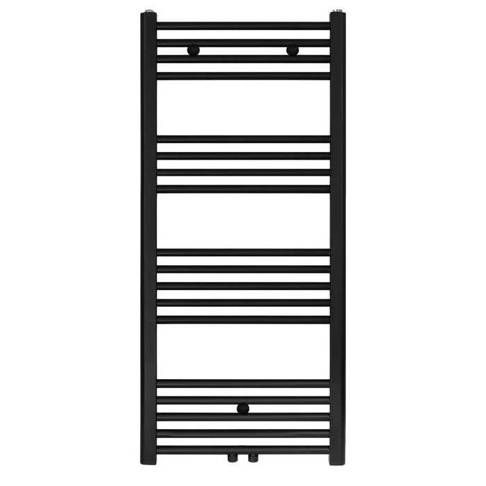 Handdoek radiator midden aansluiting geborsteld