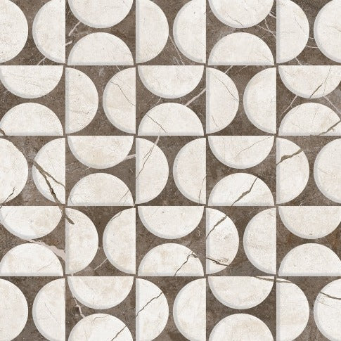 Seramiksan EROS GEOMETRIC CREAM MOTIF 30X60