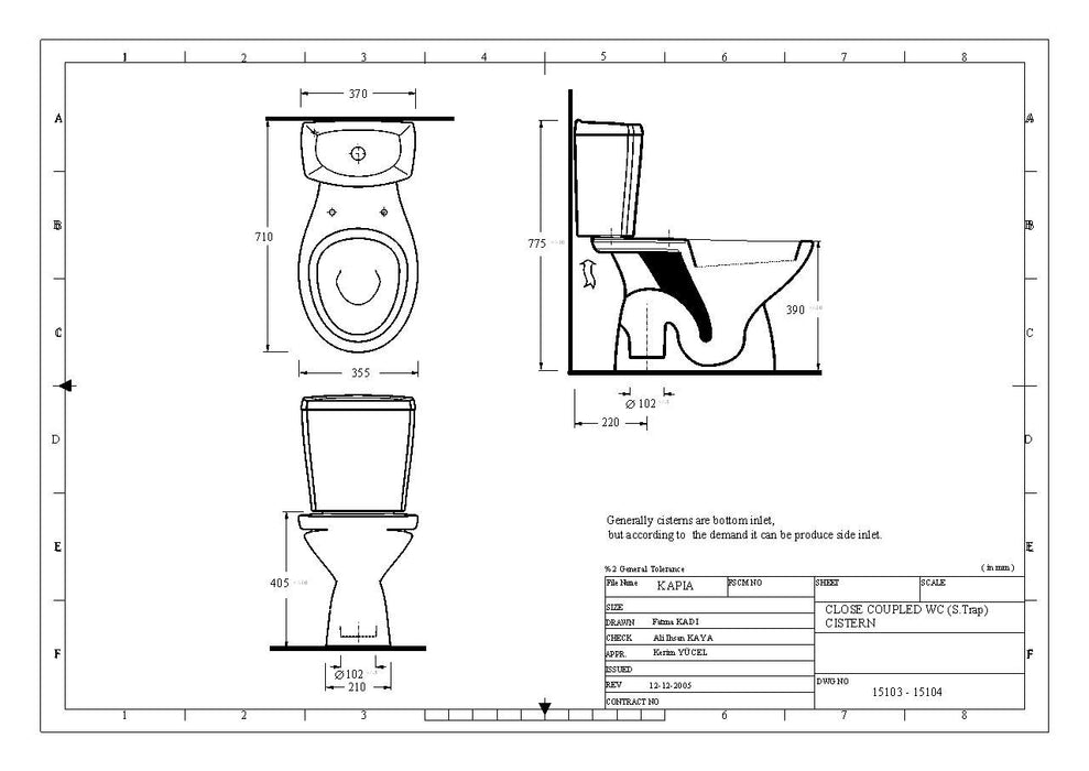 EGE KAPYA compleet OLIVER S-Trap