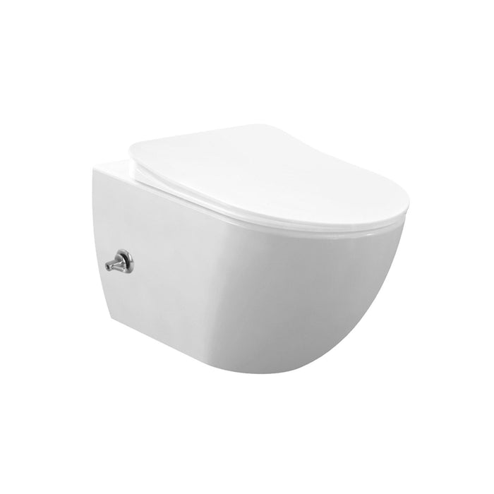 RIMOFF OPHANG WC MET BIDET WARM/KOUD WATER - MAT WIT