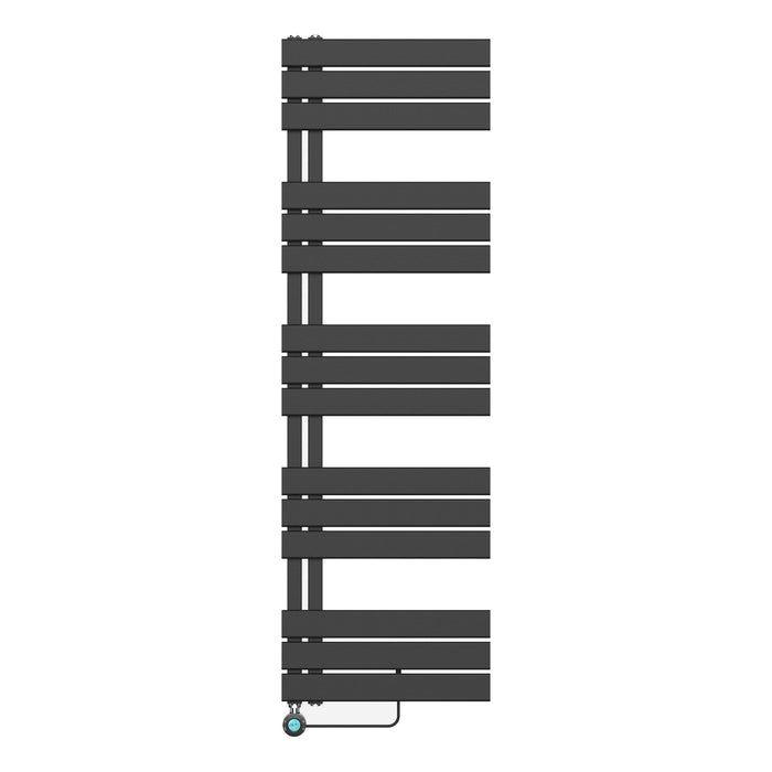 HANDDOEKRADIATOR ELEKTRISCHE LINKS AANSLUITING/COMB- ZWART 1600X500-755W