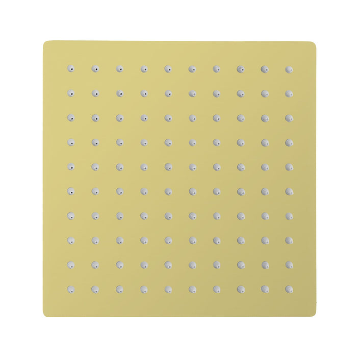 Rainshower - vierkant - geborsteld goud