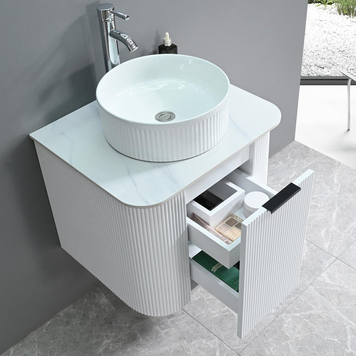 DECORAIN PARIS WHITE 60CM ONDERKAST + PLAAT