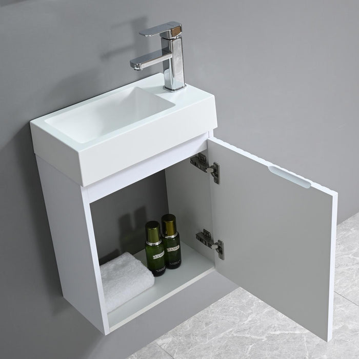 DECORAIN WHITE ALASKA WC MEUBEL SET MET SPIEGEL
