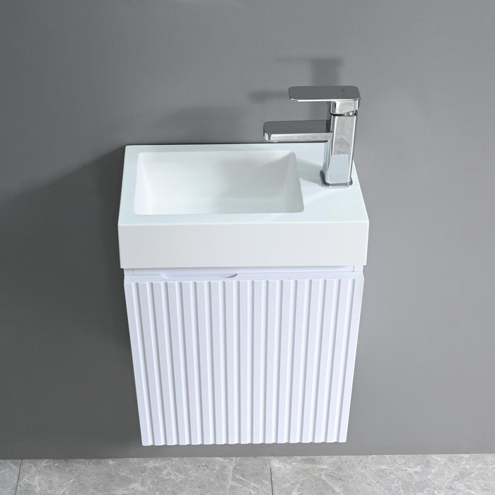 DECORAIN WHITE ALASKA WC MEUBEL SET MET SPIEGEL