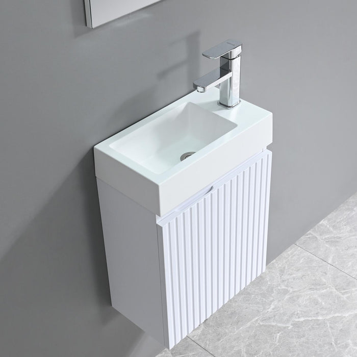 DECORAIN WHITE ALASKA WC MEUBEL SET MET SPIEGEL