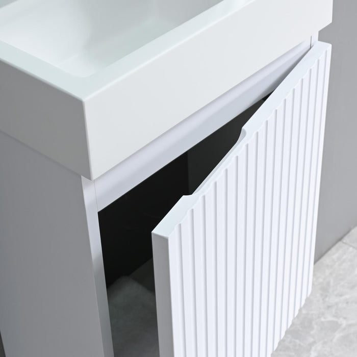 DECORAIN WHITE ALASKA WC MEUBEL SET MET SPIEGEL