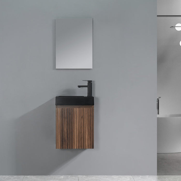 DECORAIN NOCE ALASKA WC MEUBEL SET MET SPIEGEL