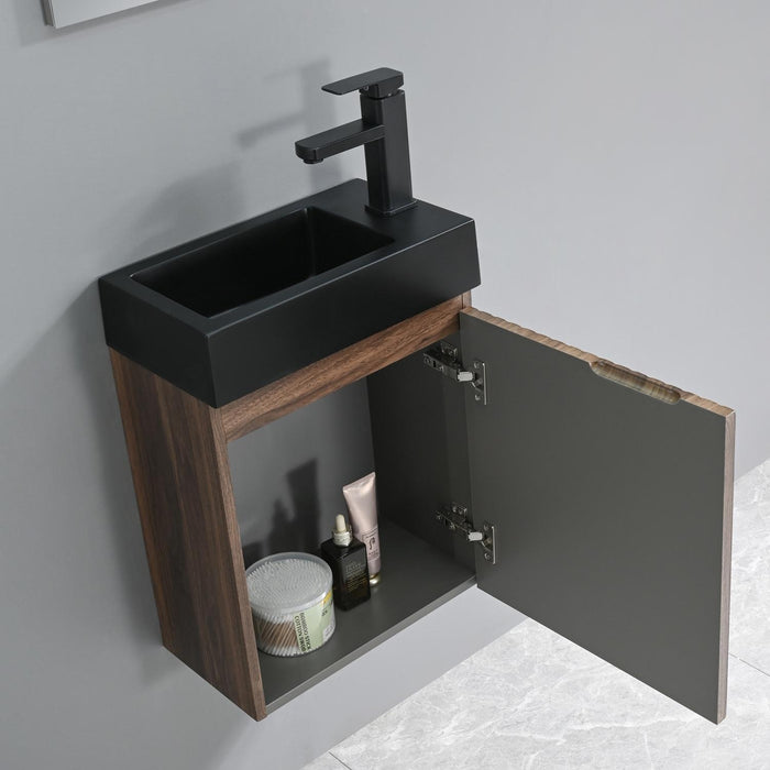 DECORAIN NOCE ALASKA WC MEUBEL SET MET SPIEGEL
