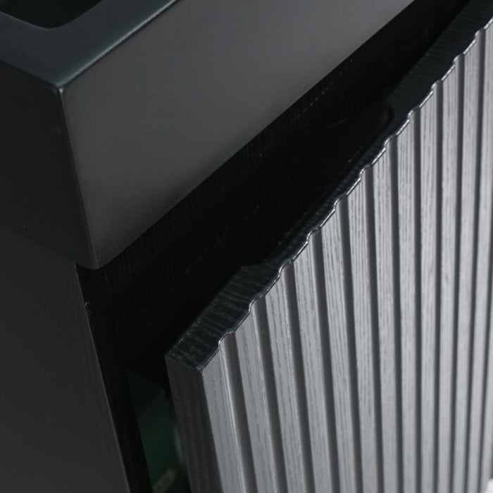 DECORAIN BLACK ALASKA WC MEUBEL SET MET SPIEGEL